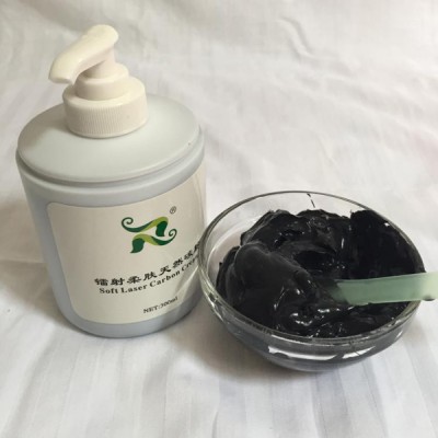 Skin care black carbon peel cream soft laser gel carbon cream for laser